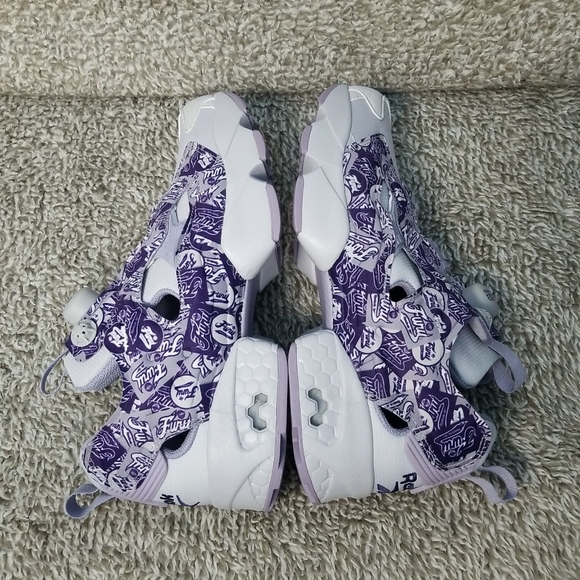 Reebok Instapump Fury OG Team Purple Fury Script Size 8.5 Women B-Grade - Picture 4 of 9